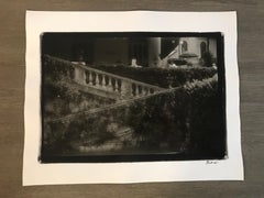 Hideoki, Black & White, Photography, The Terrace, France, 1994, 16" x 20"