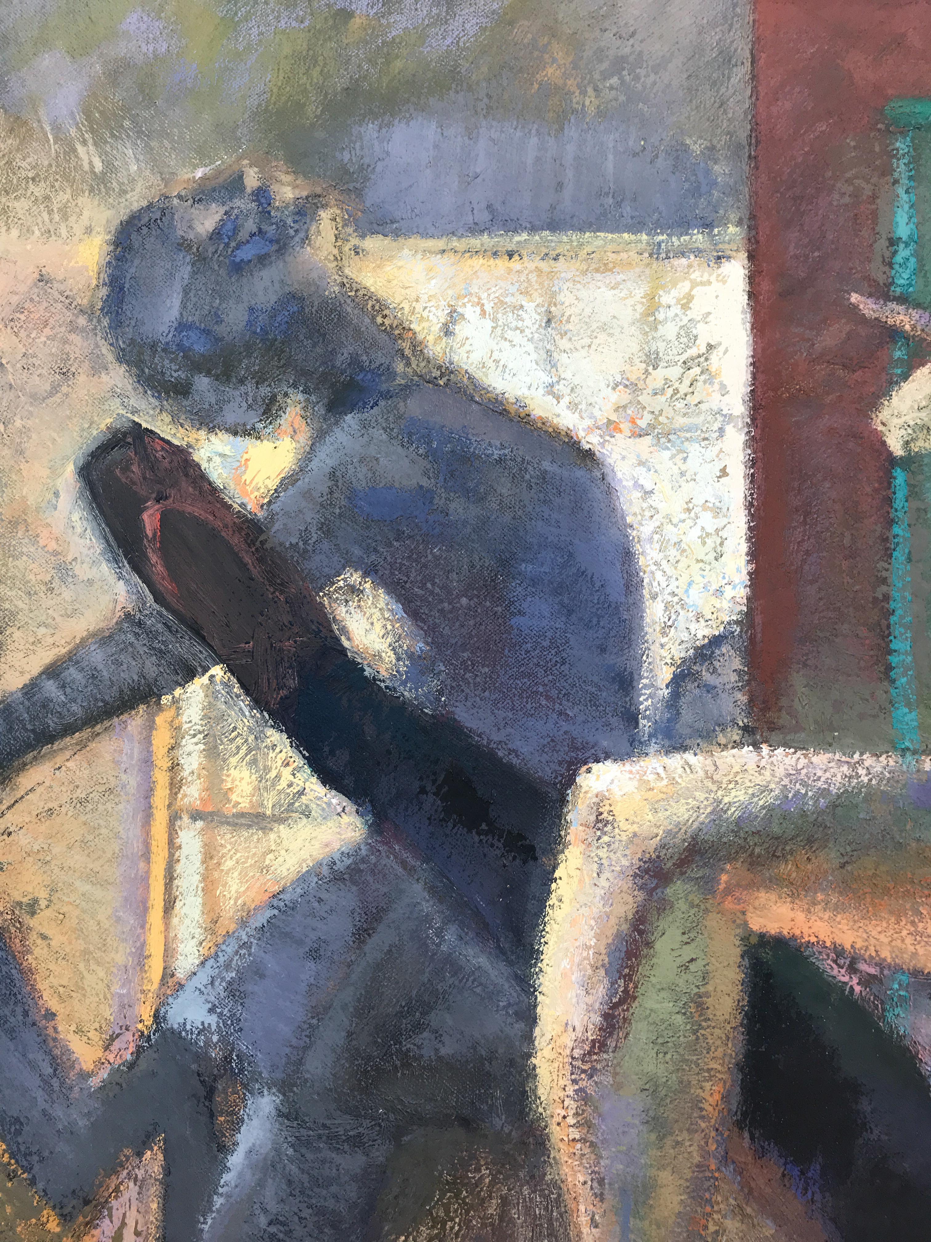 Pygmalion - Contemporary Painting by Lincoln Perry