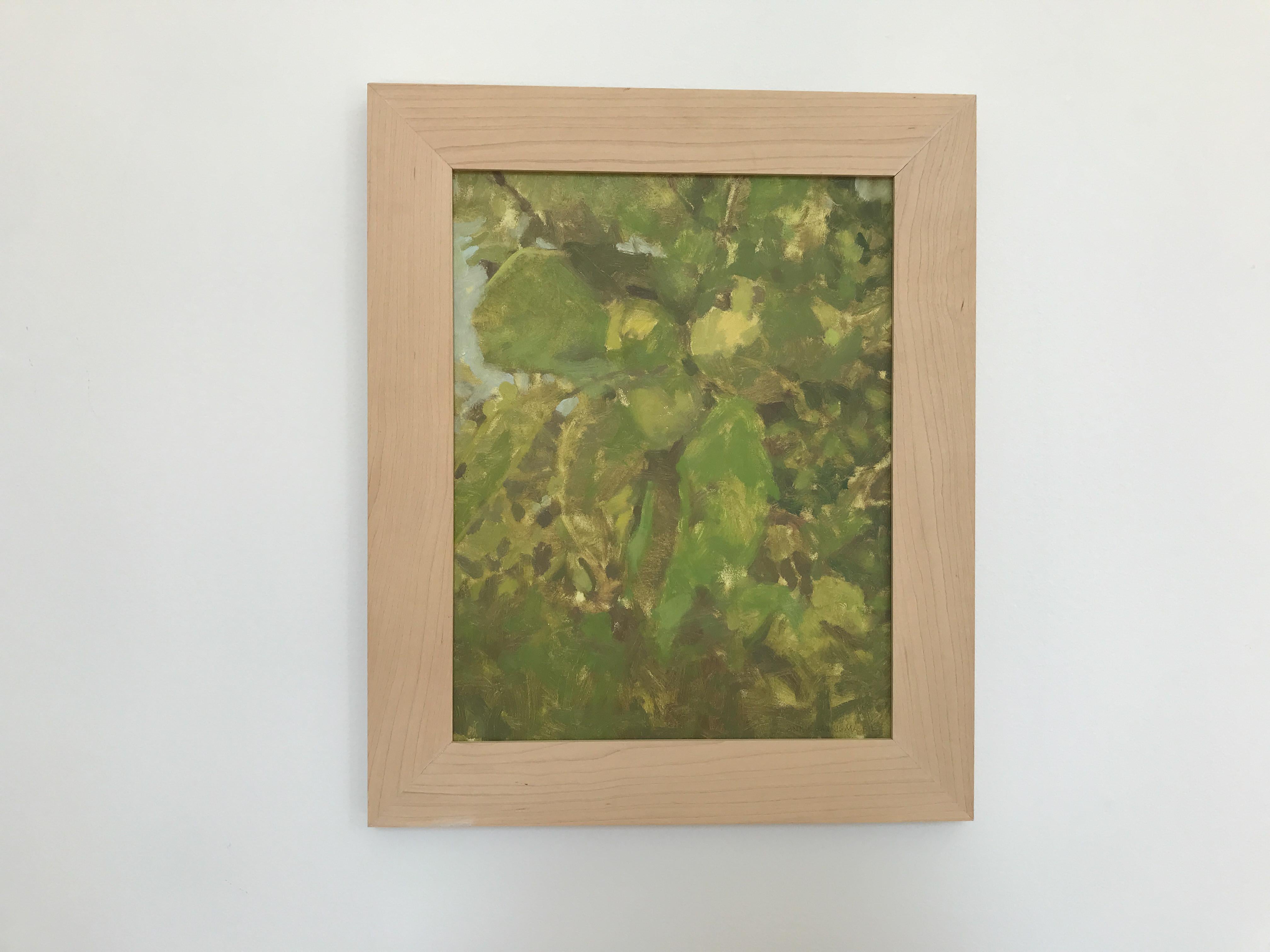 Study of Summer Rambo Apples - Painting by Anne Harris Massie