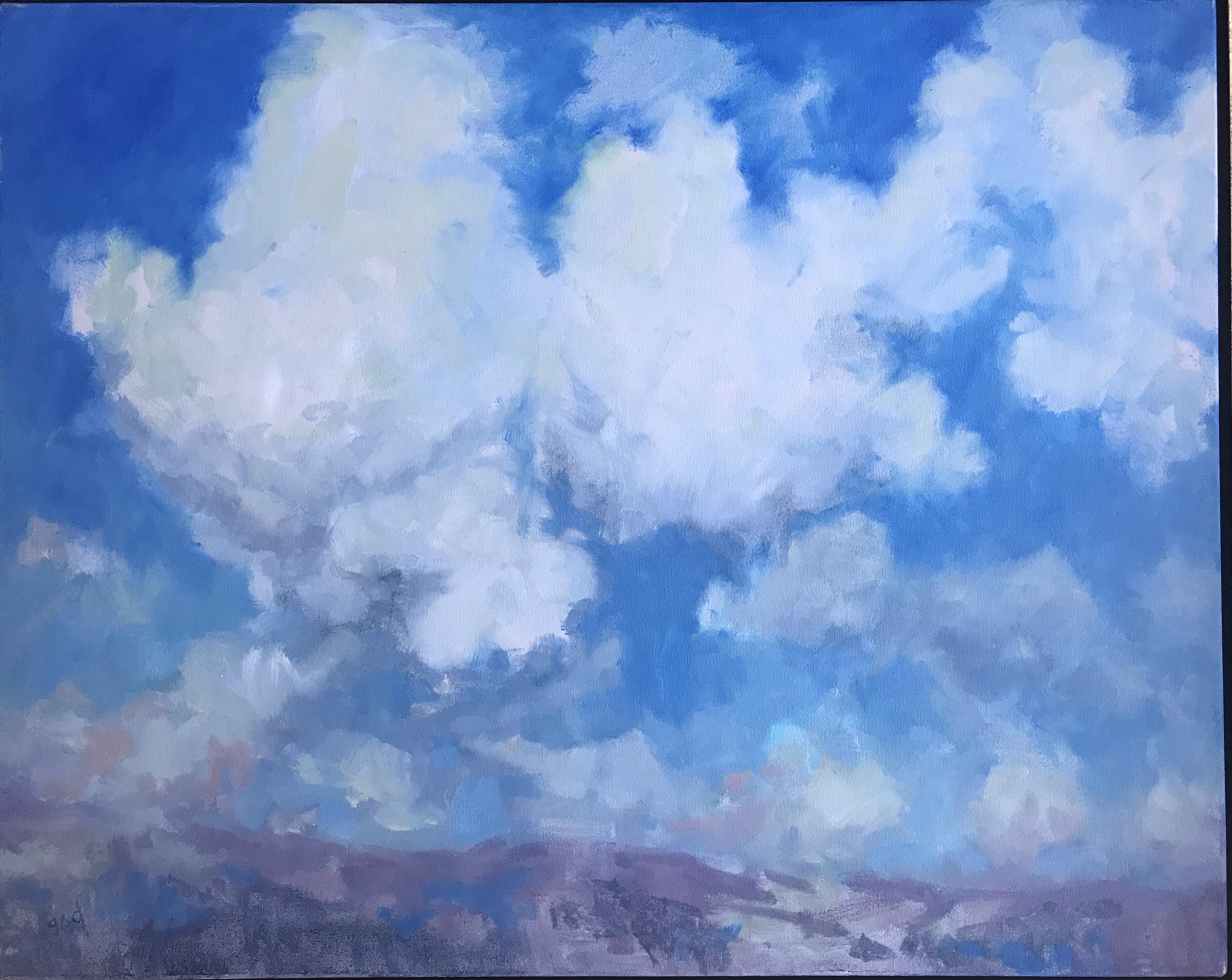 Gray Dodson Landscape Painting - Bright, Windy