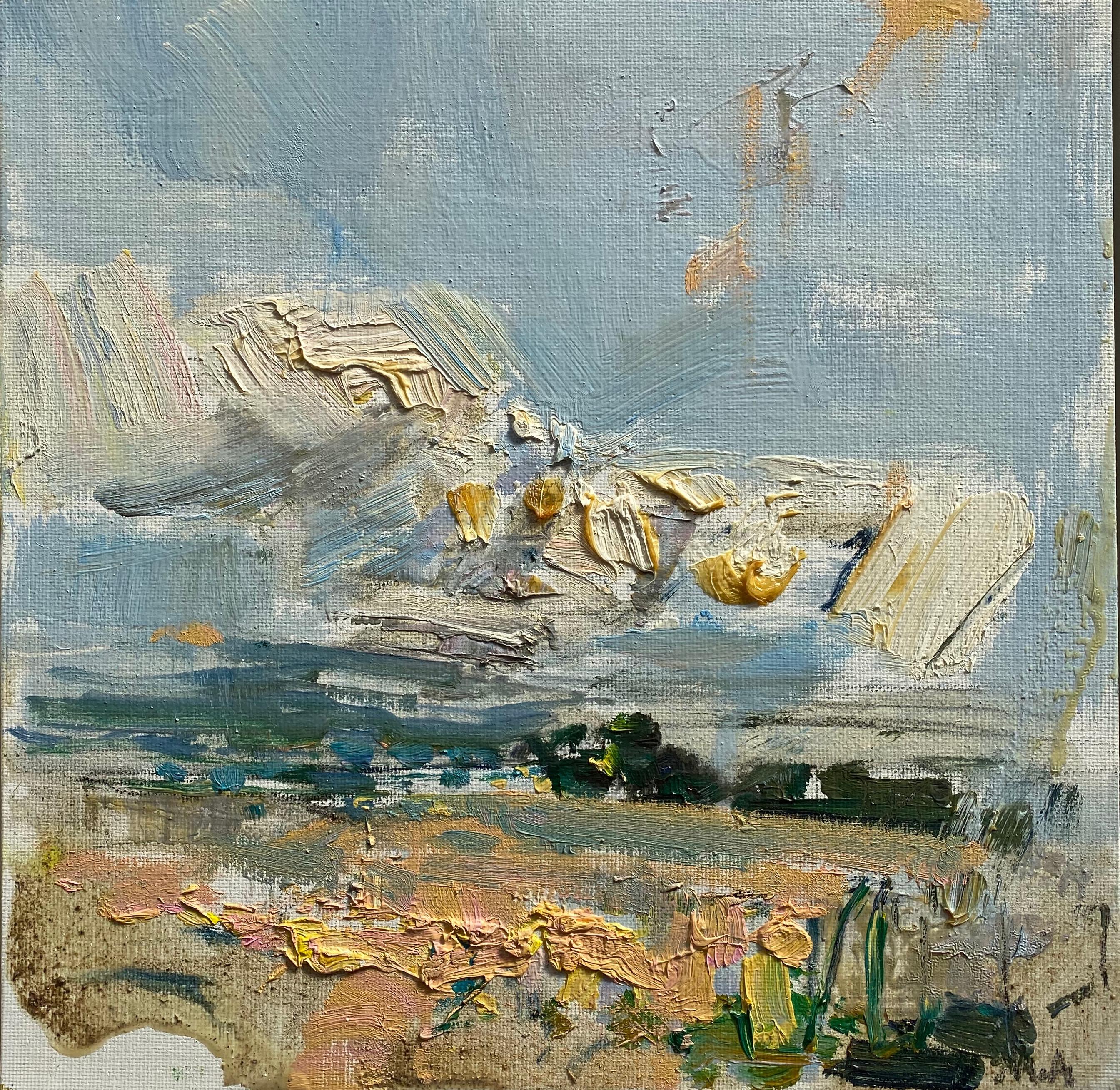Susan McAlister Landscape Painting - 9am/ Towards the Light