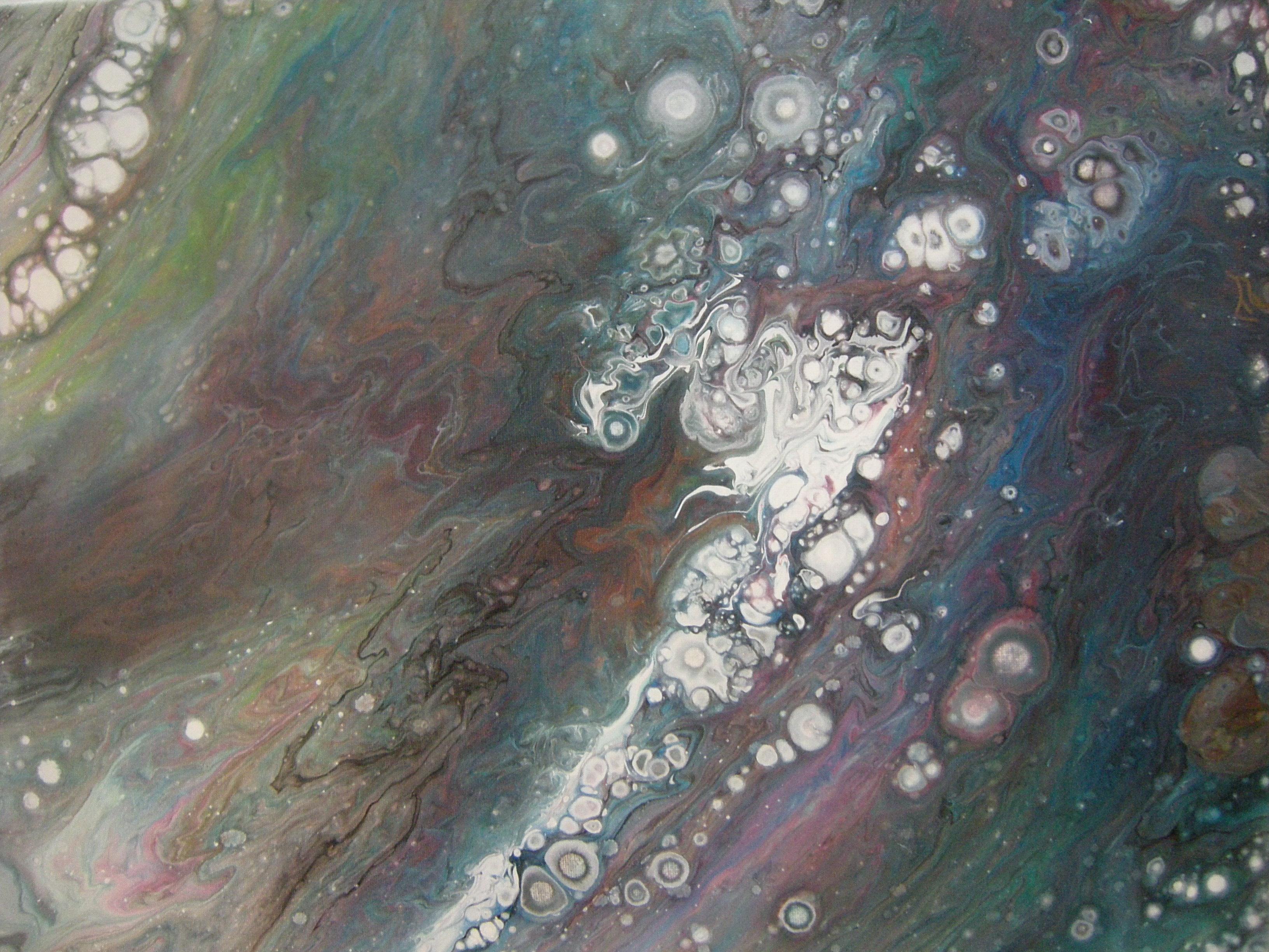 Nebula Rising II - Painting by Diana Daniels