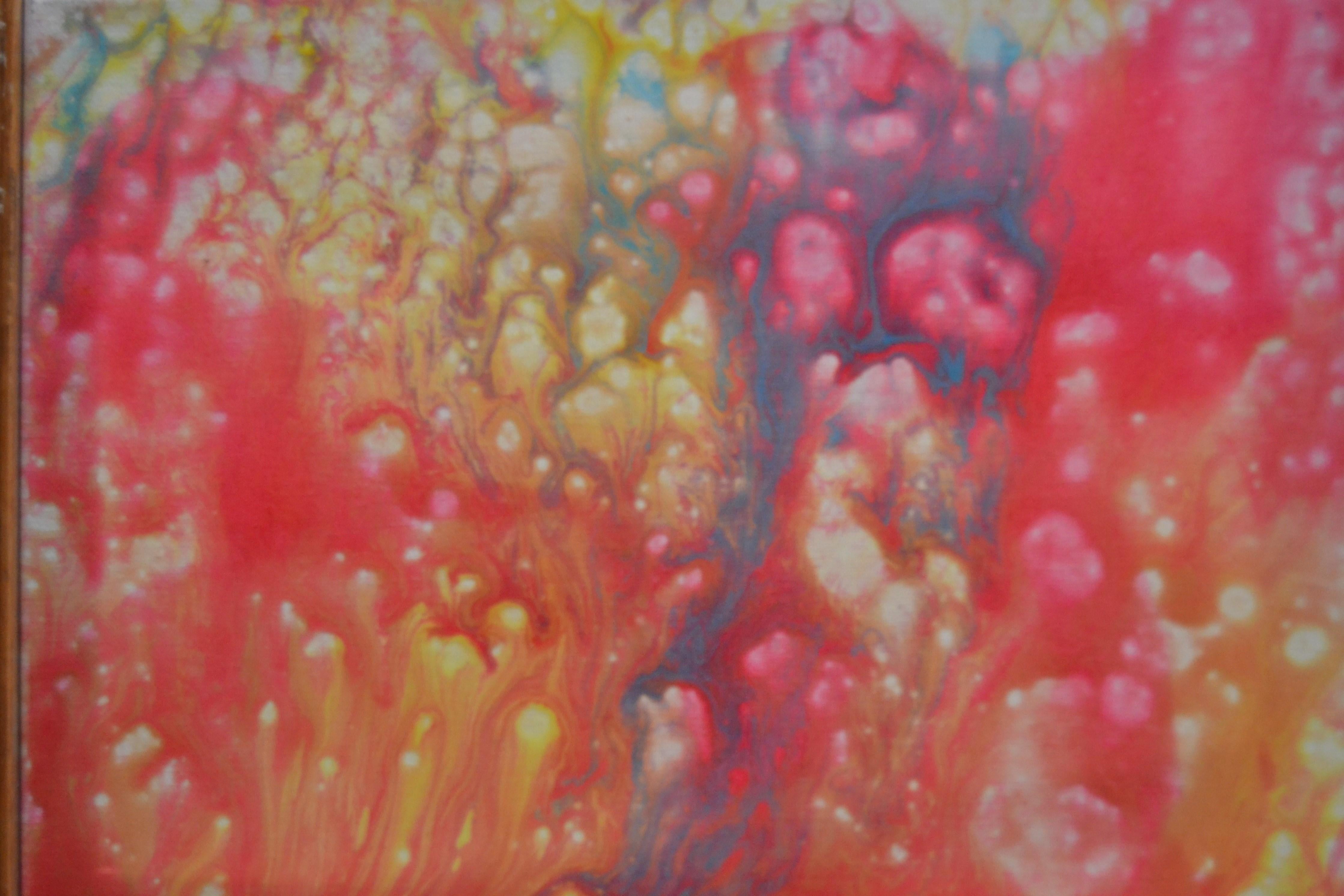 Diana Daniels Abstract Painting - Fire Works