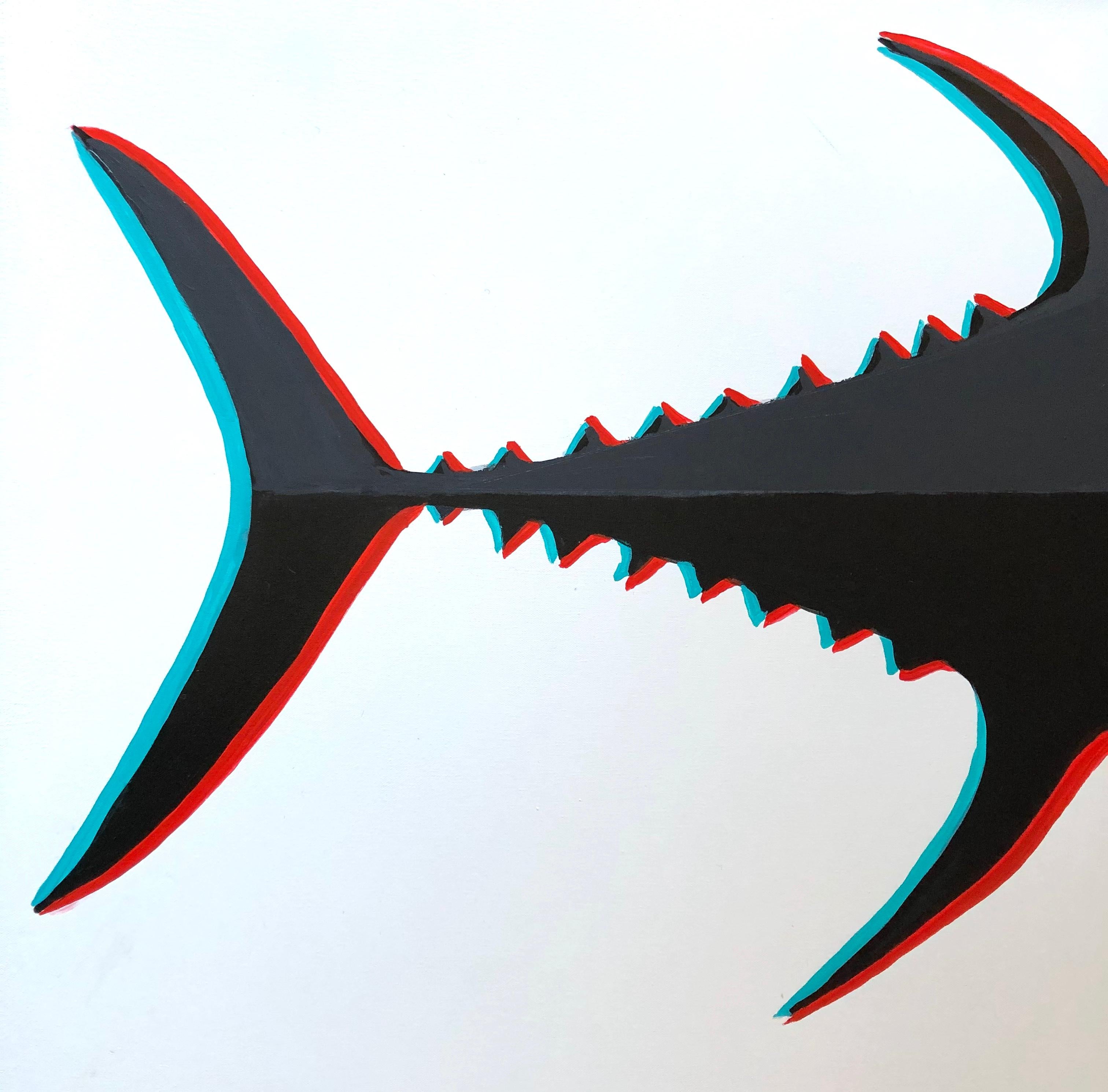 Tuna 3D - Painting by Greg Gregor