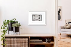 Magic Carpet Ride - 9"x12", Art Print, Black, White, Brown, Pattern
