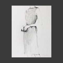 It's All In The Bag #4, 8"x10", Artwork On Paper, Pencil, Figurative