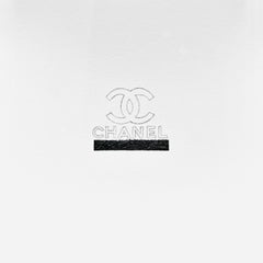 Only Chanel - 6 "x6", Obra de arte en papel, Logotipo a lápiz, Blanco y negro 