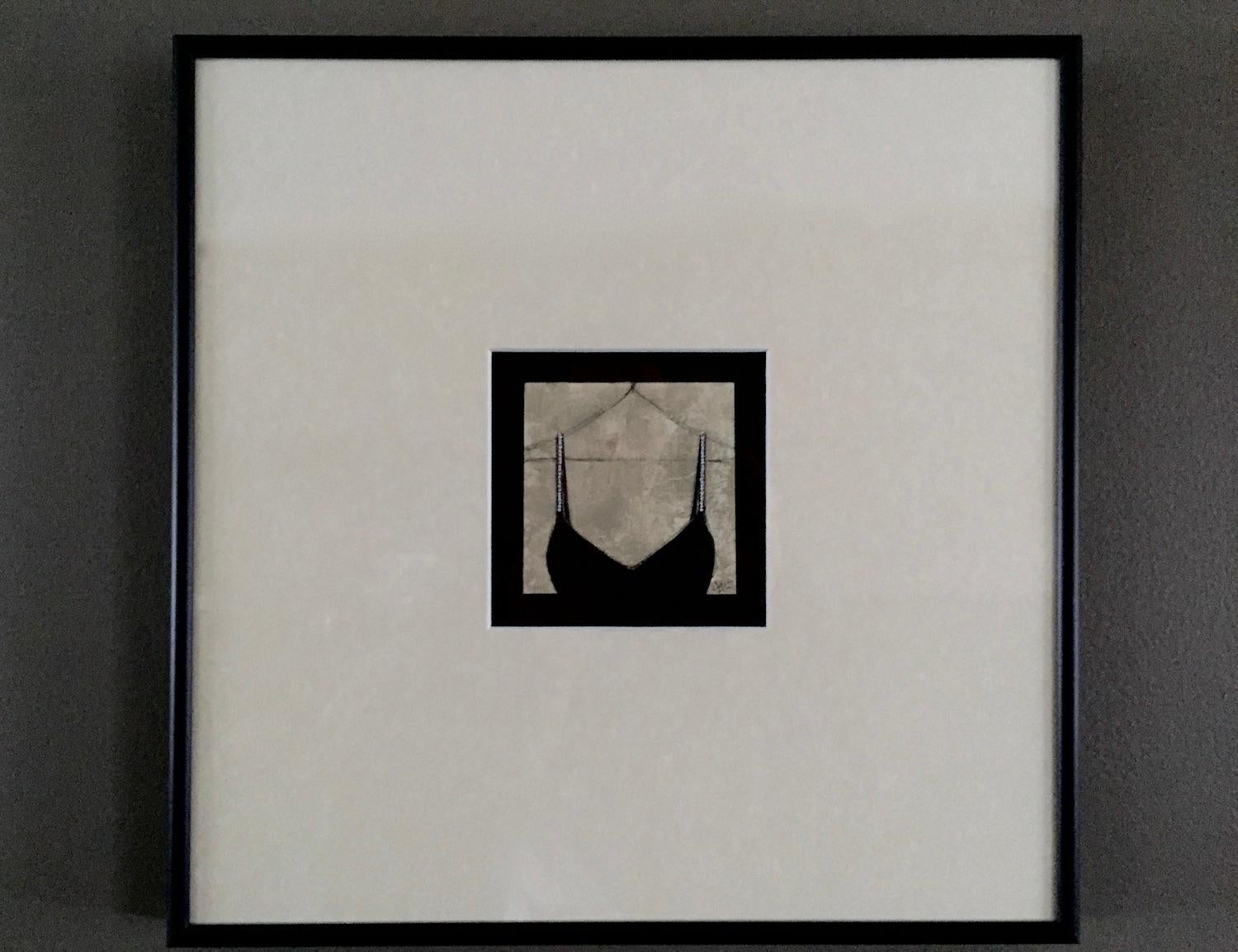 Evening Attire - 2, Original Artwork, Black And White, Framed  For Sale 1