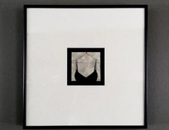 Evening Attire - 2, Original Artwork, Black And White, Framed 