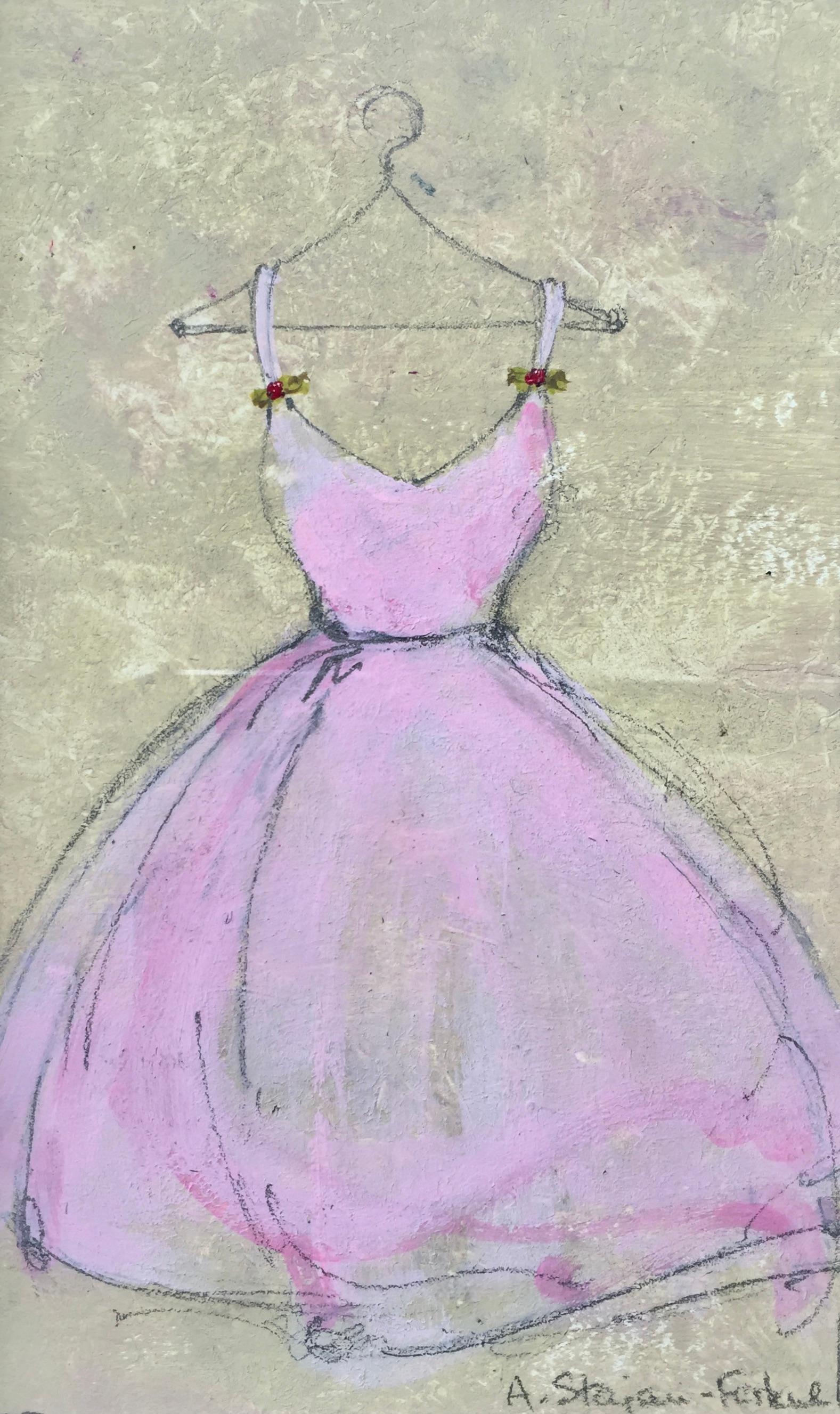 Si tratta di una serie di tre opere originali su tavola che combinano dettagli delicati e pennellate espressive. Il risultato è un'estetica morbida e femminile, con un rosa fluente drappeggiato con grazia su uno sfondo finemente strutturato. Gli