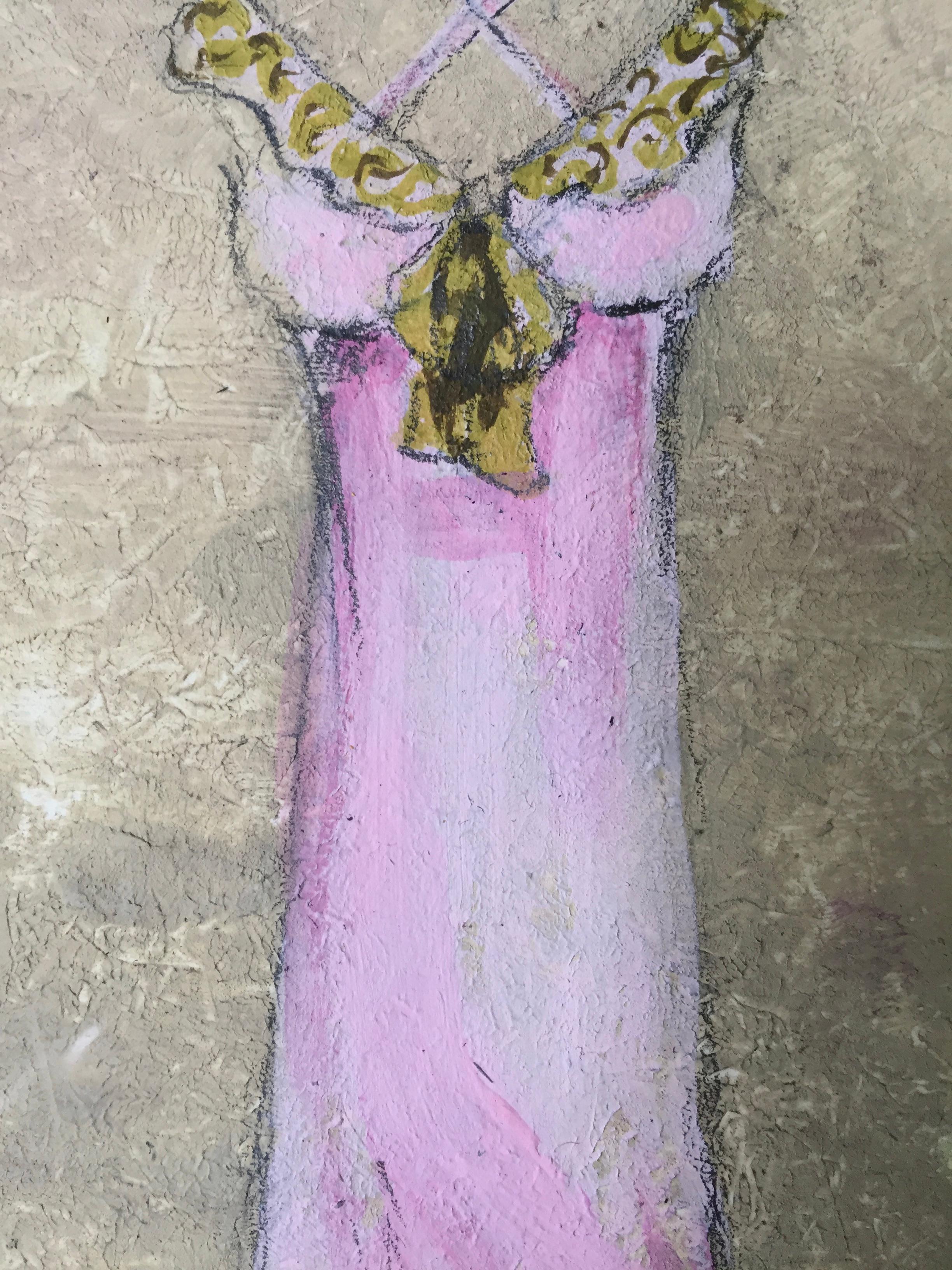 Pretty In Pink - Tre opere d'arte originali, incorniciate, 5,75