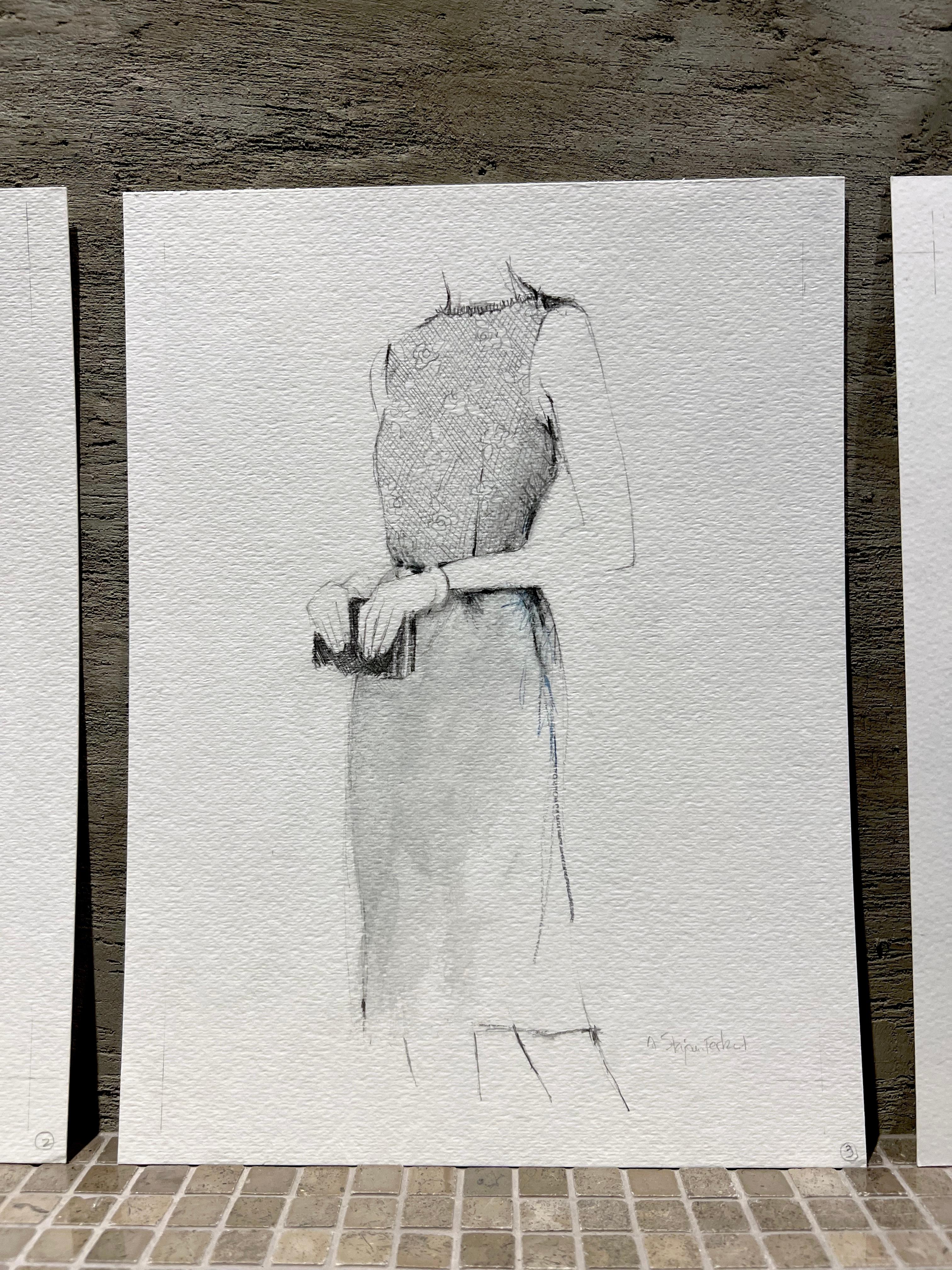 It's All In The Bag, 3 Original Artworks On Paper, 8