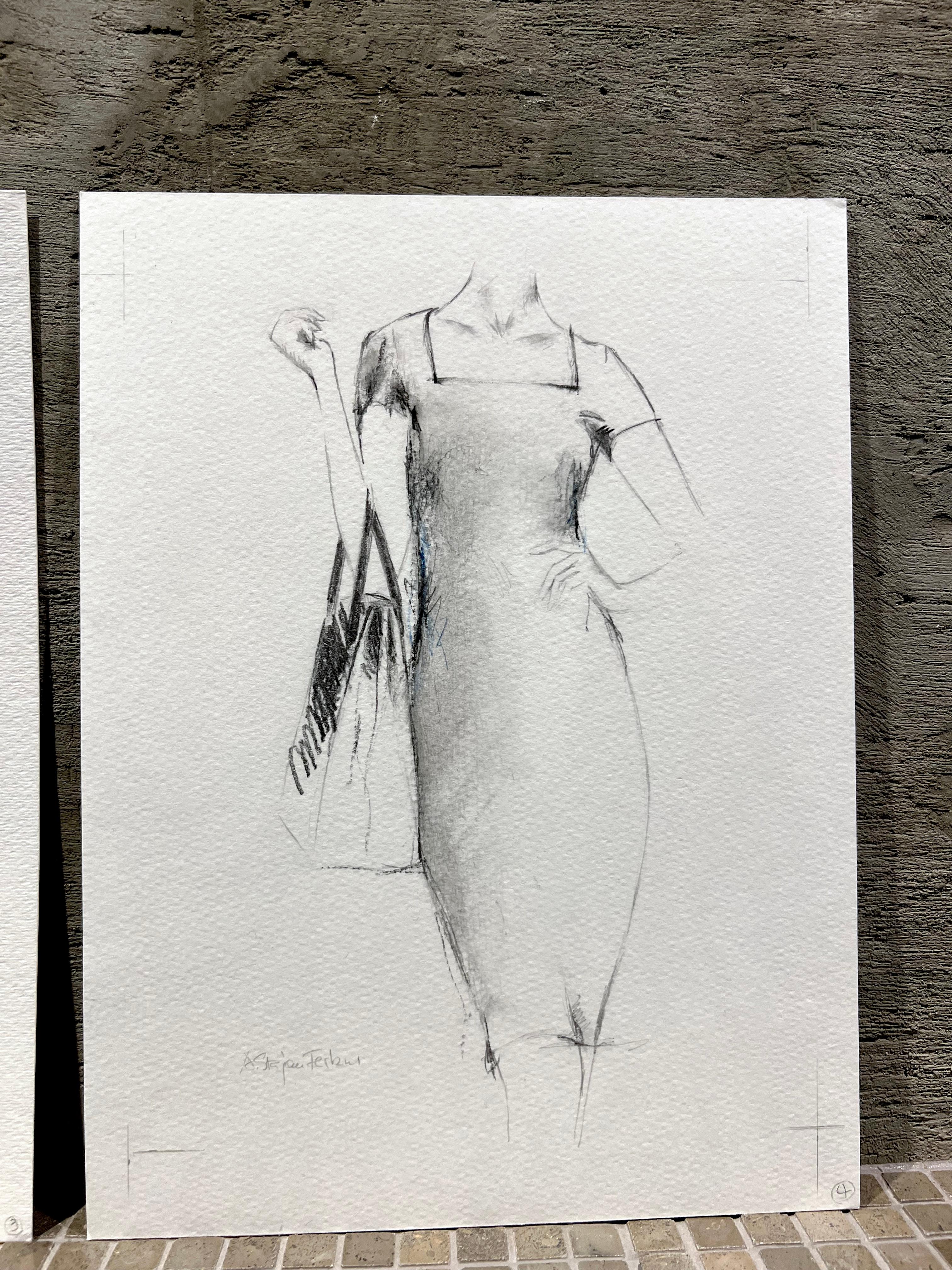 It's All In The Bag, 3 Original Artworks On Paper, 8