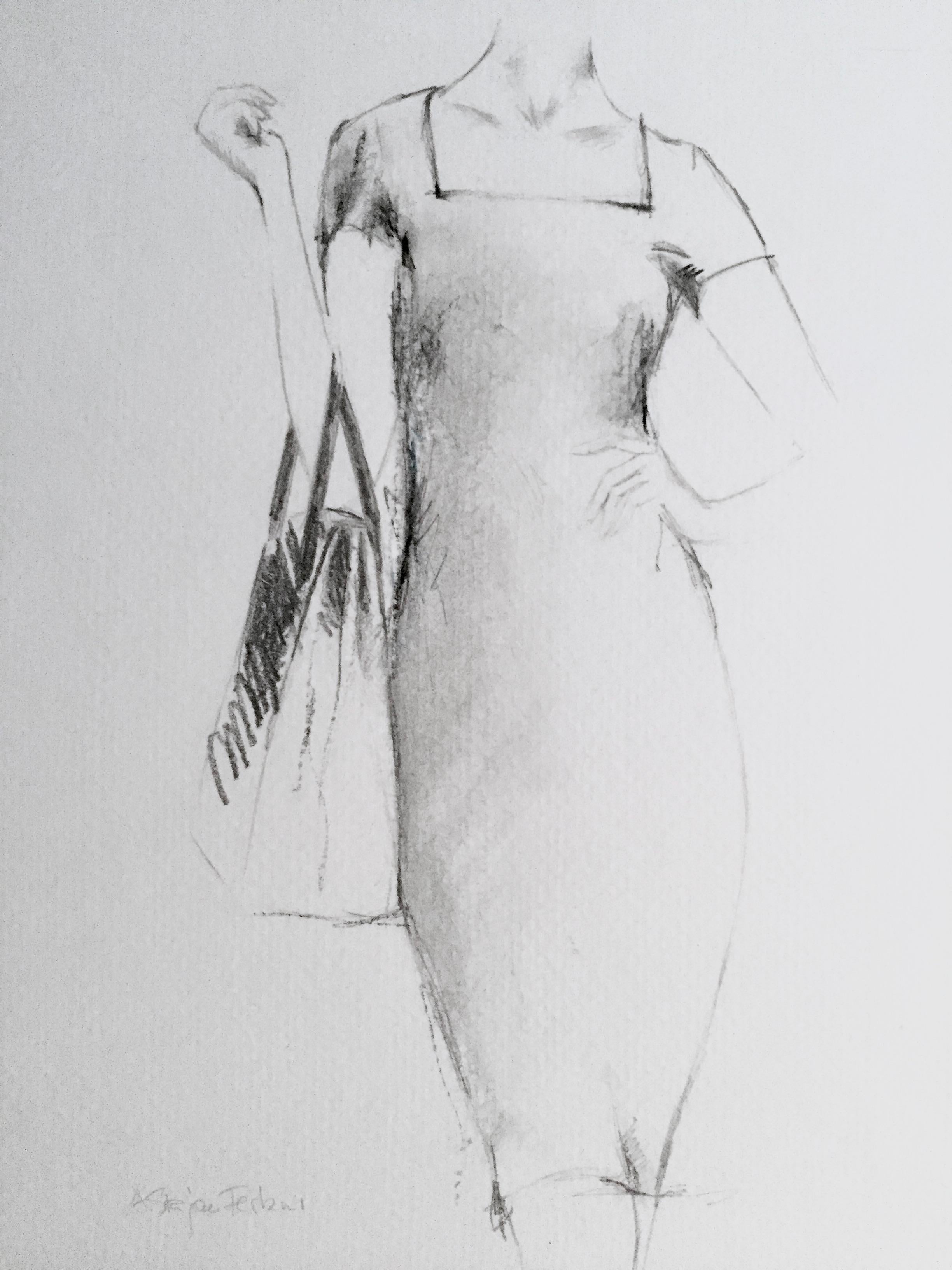 It's All In The Bag, 3 Original Artworks On Paper, 8