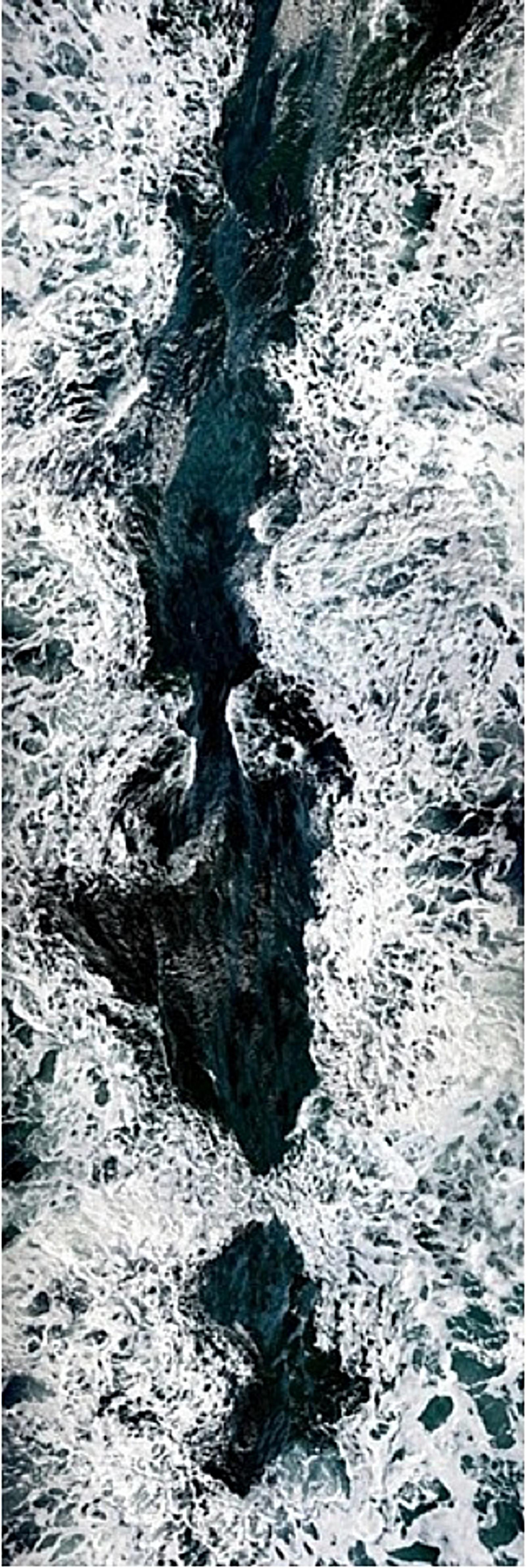 Unsichtbare Seelandschaft #2 Jun Ahn, Wasser, Fotografie, Wellen, Blau, Weiß, Natur