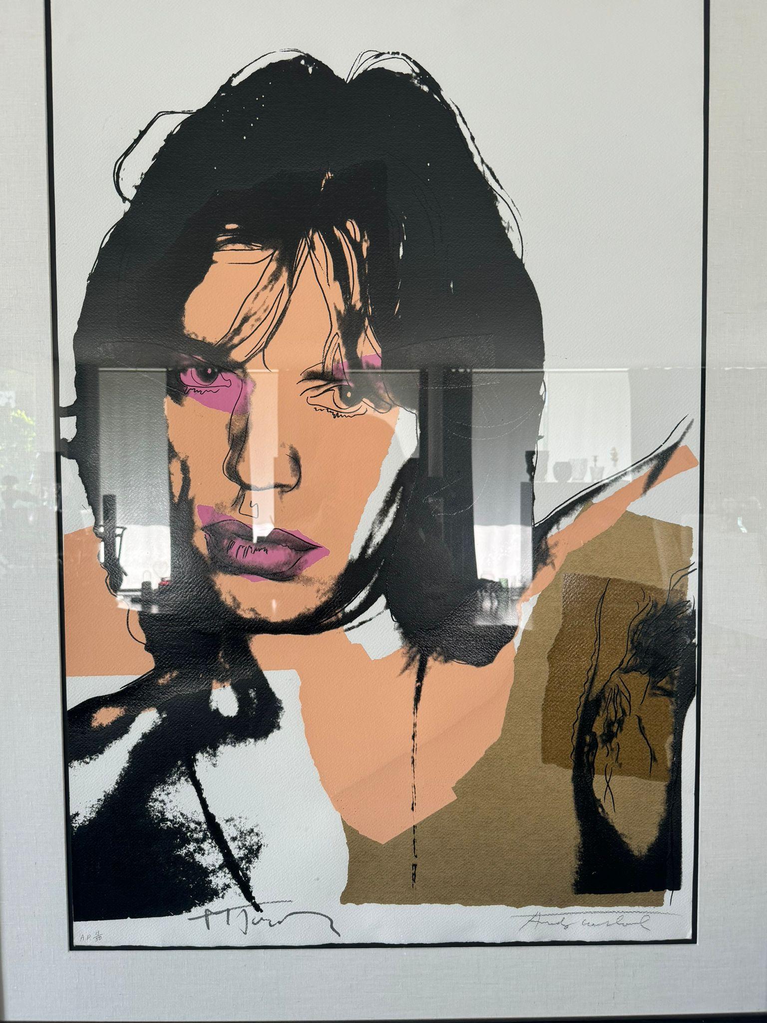 Mick Jagger - Print by Andy Warhol