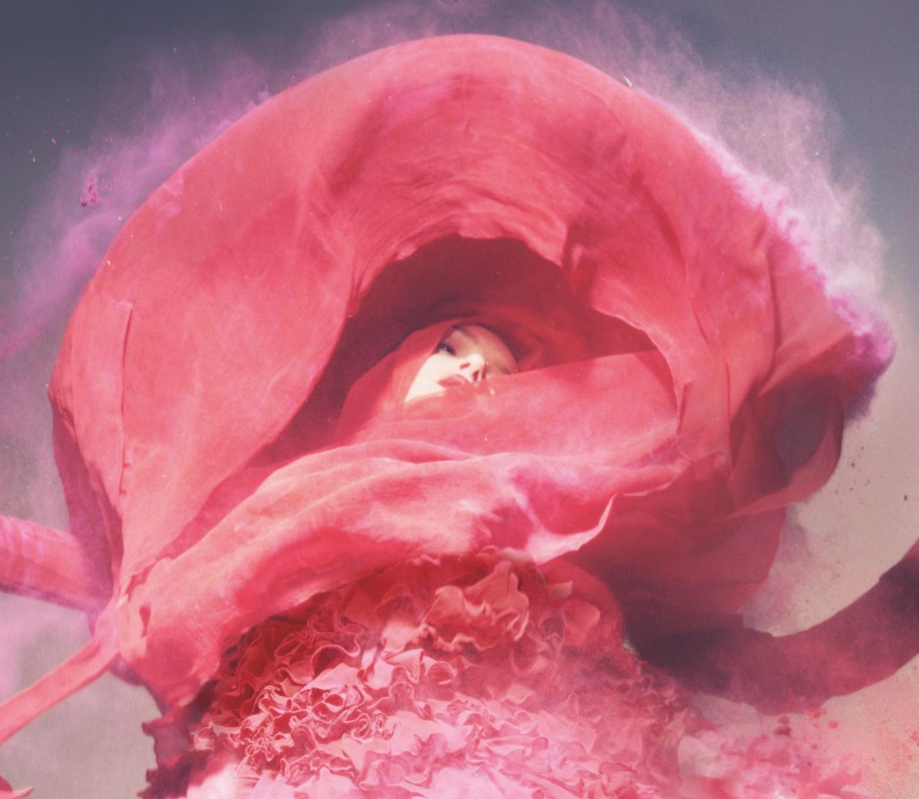 Lily Nick Knight, Photographie, rose, femme, mode, robe, contemporaine  en vente 1