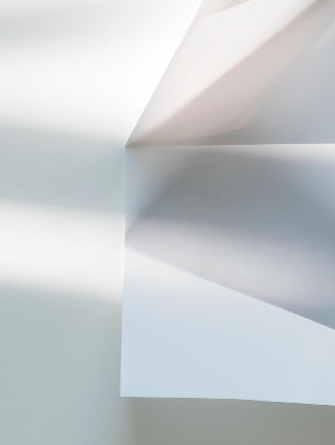twofold – Dominique Teufen, White, Light, Photography, Paper, Folded, Bauhaus  For Sale 1