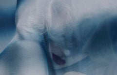 Camille Blue – Emma Summerton, Blue, Woman, Red Lips, Stockings, Nude, Fashion