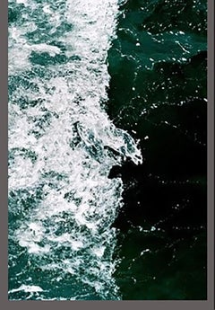 Paisaje marino invisible #7-1/7-2 - Jun Ahn, Océano, Olas, Azul, Fotografía, Arte