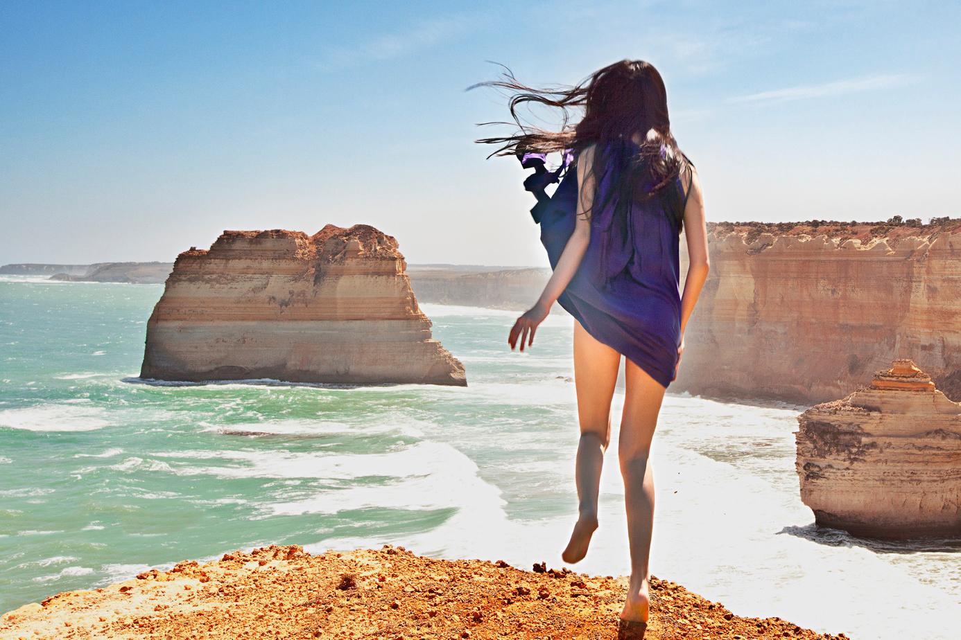 Self-Portrait (Australie) Jun Ahn, Photographie, Australie, Nature, Paysage marin en vente 2