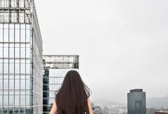 Self-Portrait (Seoul) – Jun Ahn, Photography, Cityscape, Portrait, Woman, Art