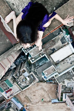 Self-Portrait (Hong Kong) Jun Ahn, Photographie, paysage urbain, Hong Kong, Femme