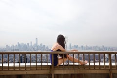Self-Portrait (New York) – Jun Ahn, Photography, Cityscape, Portrait, Woman, Art
