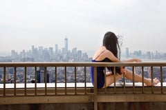 Self-Portrait (New York) – Jun Ahn, Photography, Cityscape, Portrait, Woman, Art