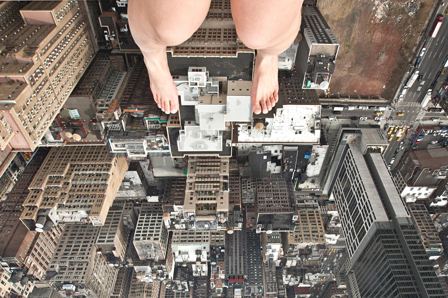 Self-Portrait (New York) – Jun Ahn, Photography, Cityscape, Portrait, Woman, Art For Sale 1