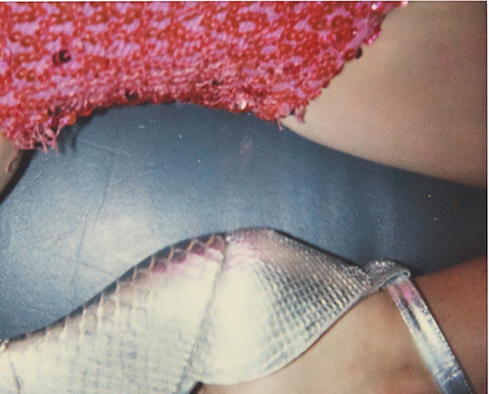 Pink & Silver @ The Che – Emma Summerton, Polaroid, High Heels, Fashion, Art For Sale 2