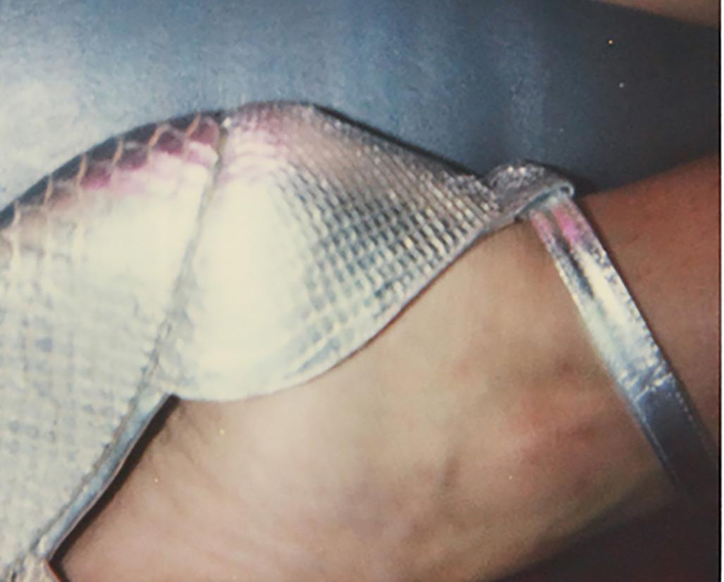 Pink & Silver @ The Che – Emma Summerton, Polaroid, High Heels, Fashion, Art For Sale 4