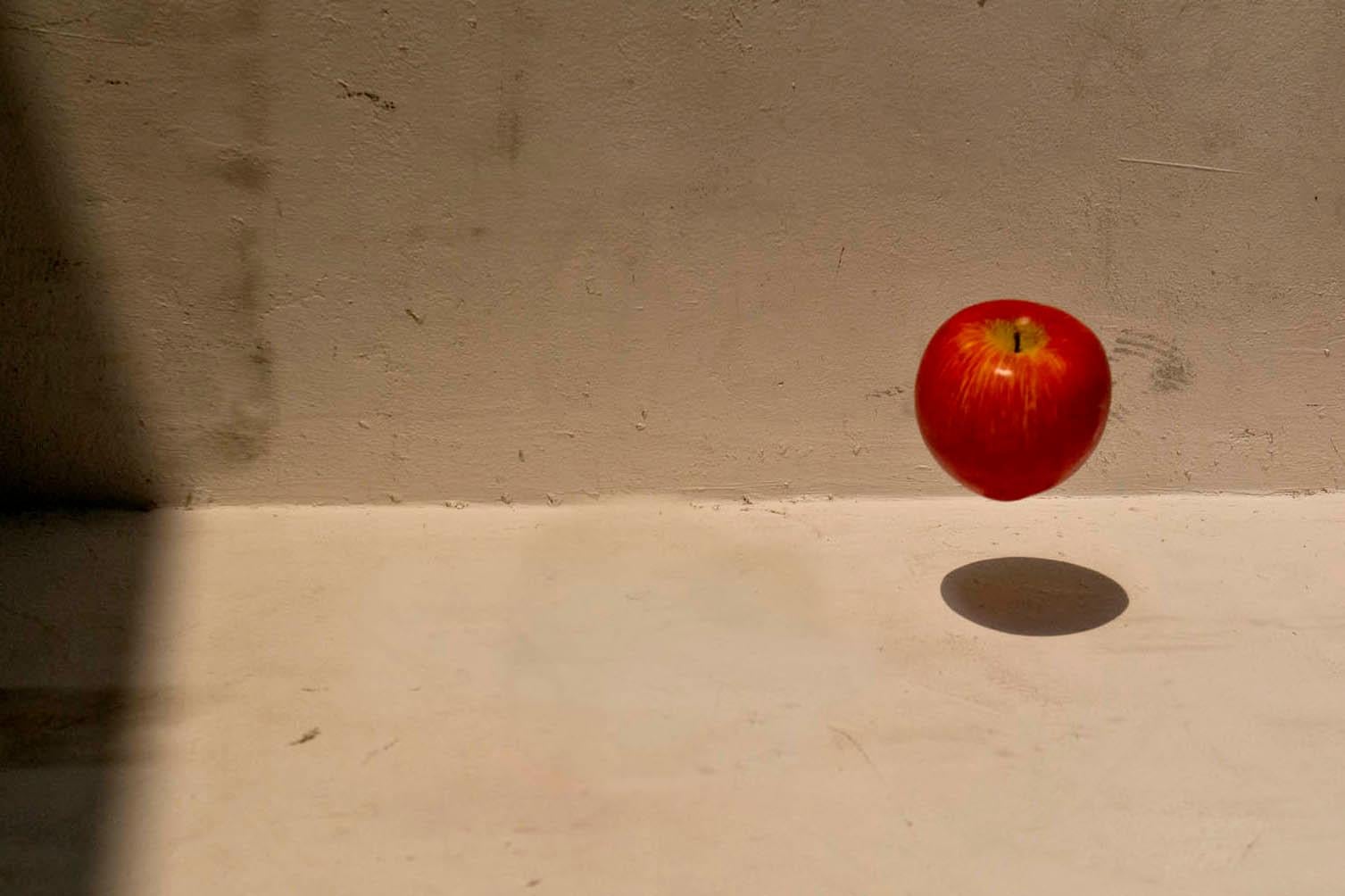One Life (2015) #006 – Jun Ahn, Photography, Apple, Red, Abstract, Minimalism For Sale 1