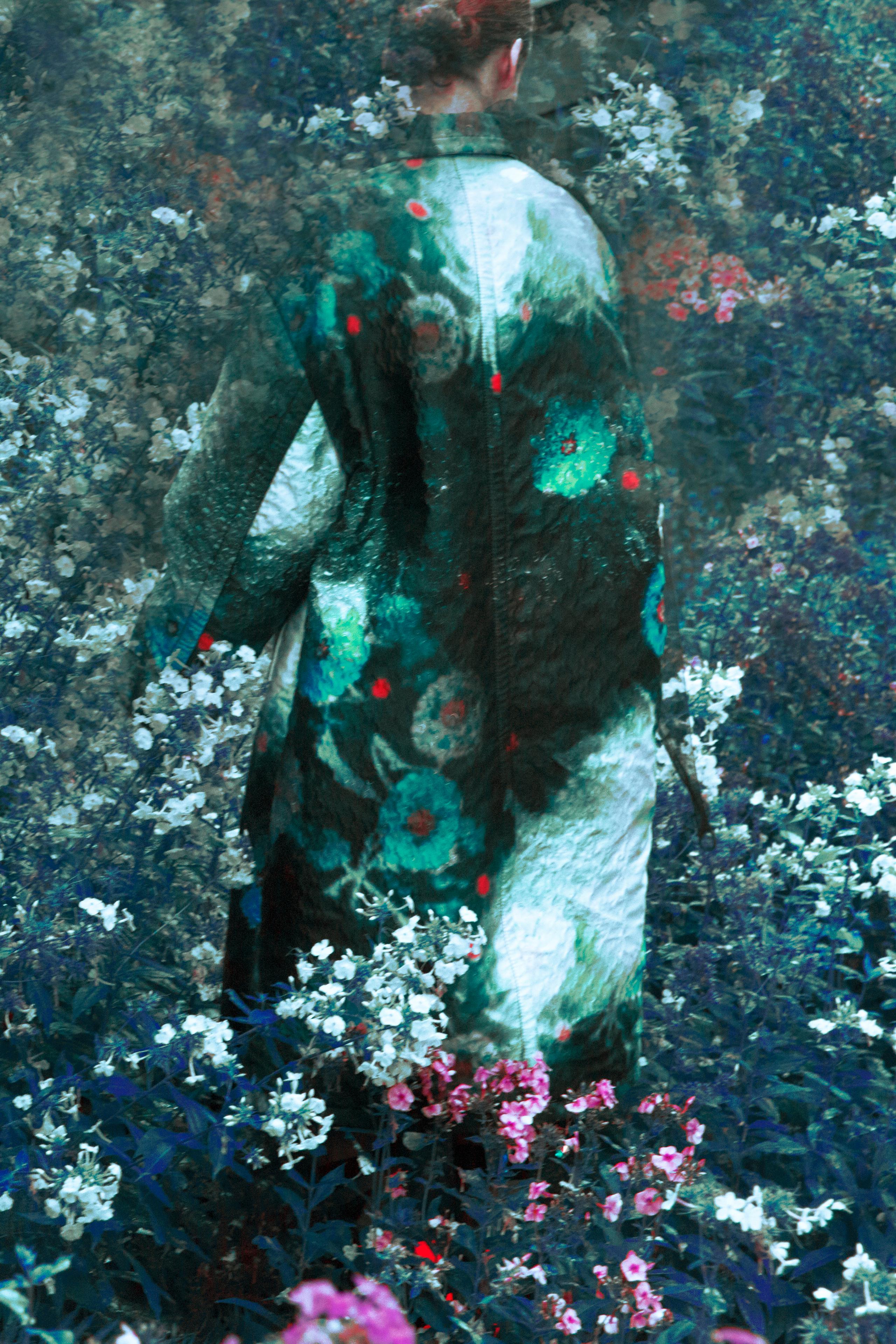 Turquoise and Pink Garden, The Garden – Erik Madigan Heck, Fashion, Flowers For Sale 3