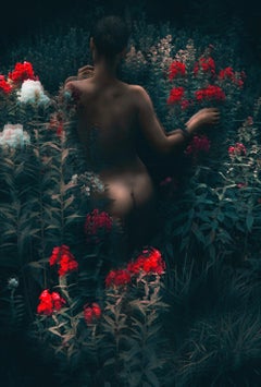 Erik Madigan: „ Magenta Dawn, The Garden“, Halsausschnitt, Nackt, Natur