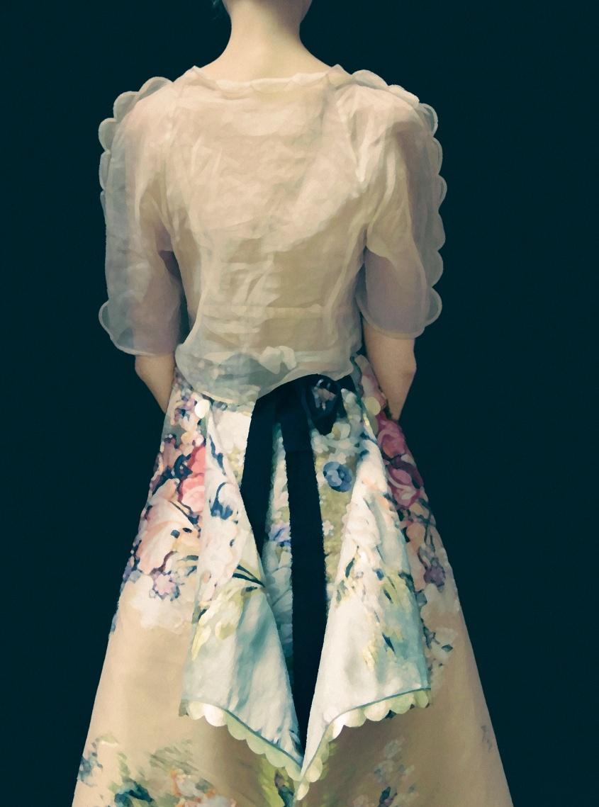 Milkmaid 1 from 'The Garden' – Erik Madigan Heck, Model, Fashion, Dress, Flowers 2