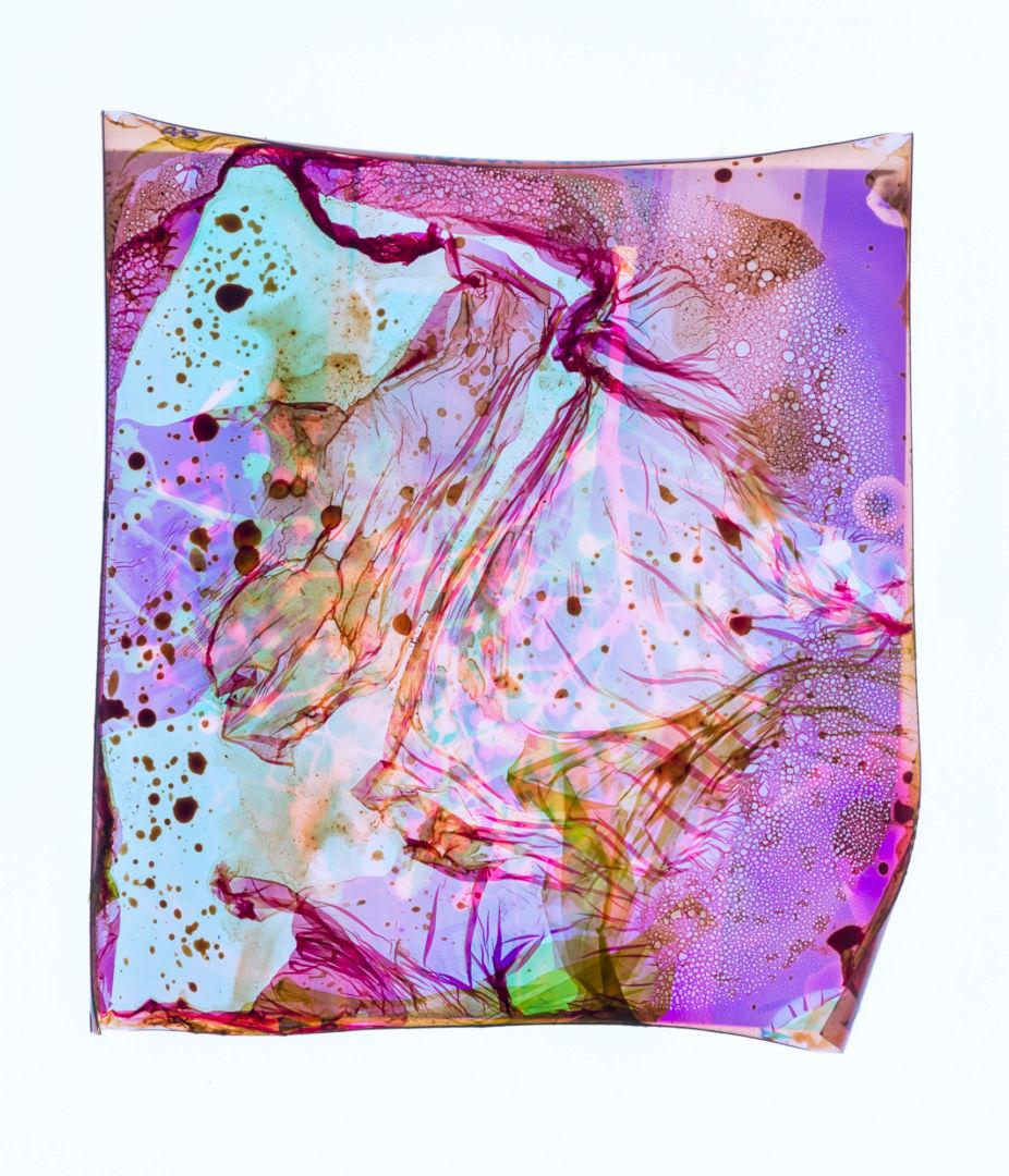 Stephen GILL (*1971, Gran Bretaña)
Campo de Energía #053, 2013-2016
Impresión en pigmento de archivo, acompañada de negativo en color original encapsulado en bloque de resina
124,5 x 106,7 cm (49 x 42 pulg.)
Edición de 1, más 1 AP; Ed. nº