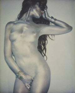 Silver Dress – Emma Summerton, Polaroid, Fashion, Art, Nude, Woman, Erotic
