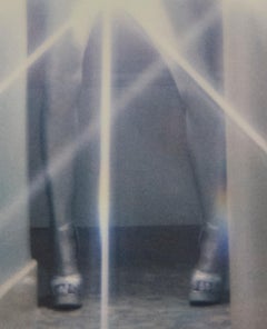 Silverwoman in Silver Shoes – Emma Summerton, Polaroid, Fashion, Nude, Flash