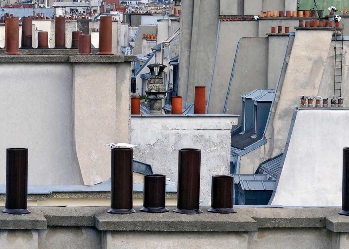 paris roof tops 2 – Michael Wolf, City, Colour, Paris, Photography, Abstract For Sale 2