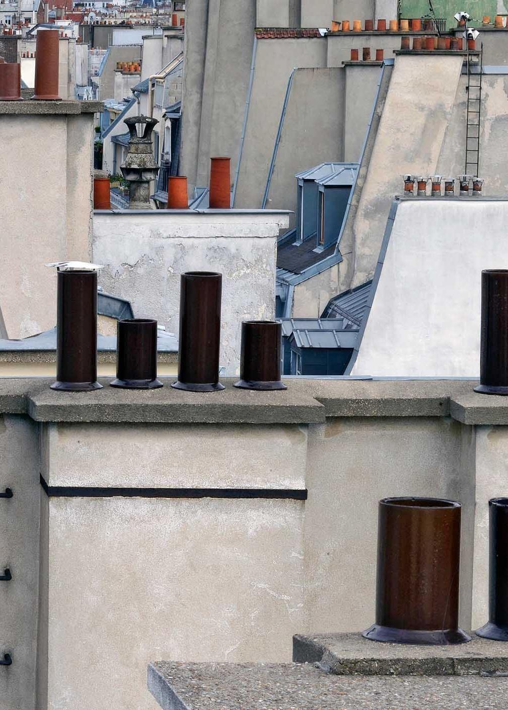 paris roof tops 2 – Michael Wolf, City, Colour, Paris, Photography, Abstract For Sale 3