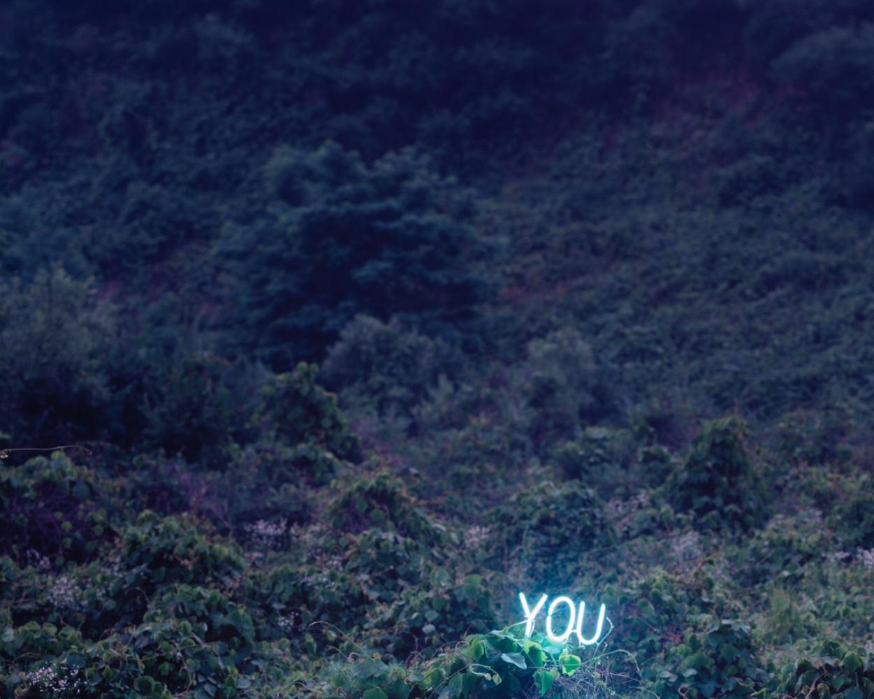 You, You, You......, From the Series 'Aporia' – Jung Lee, Neon, Landscape, Neon For Sale 1