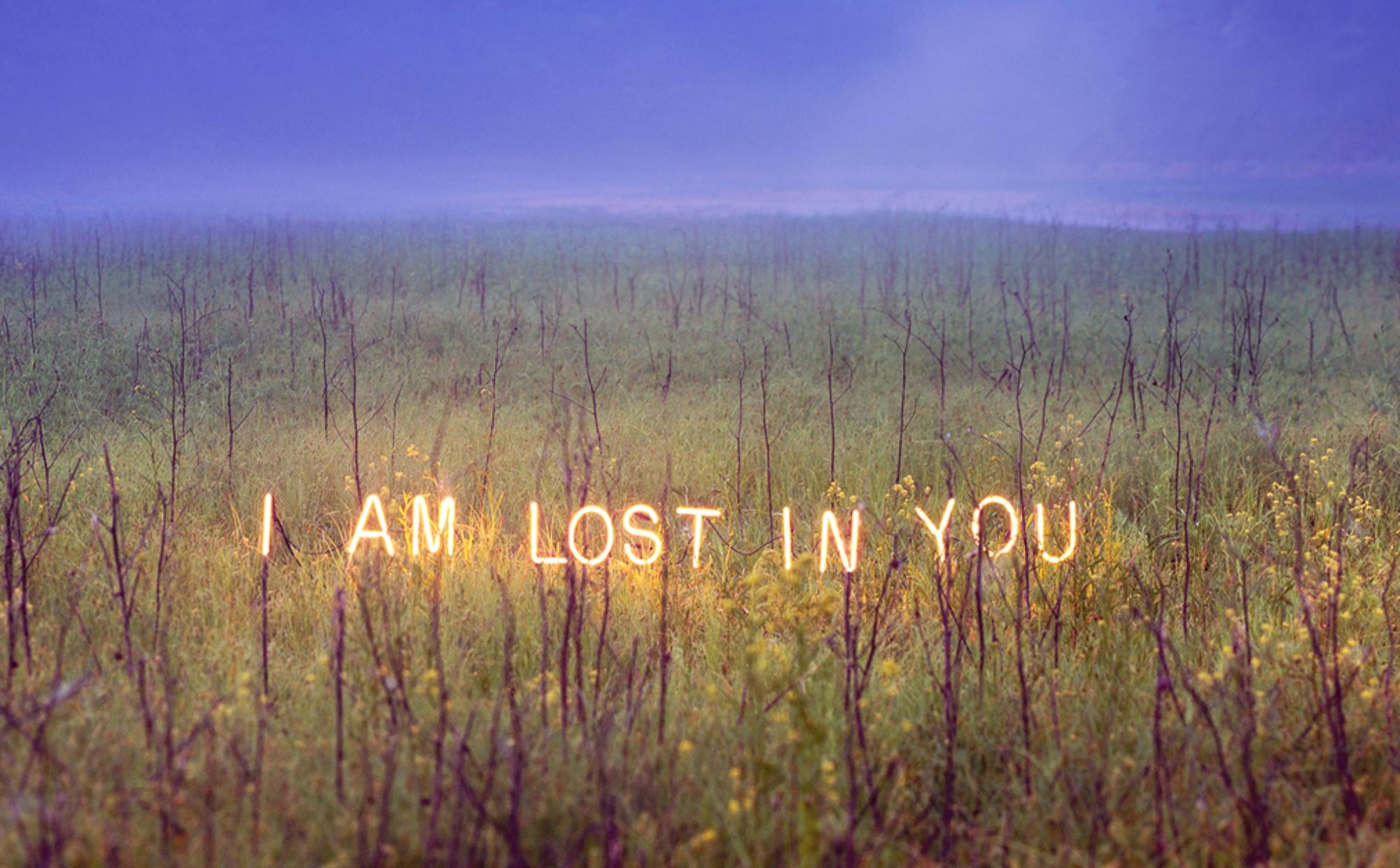I Am Lost In You, aus der Serie „Aporia“ Jung Lee, Neon, Licht, Natur, Kunst 1