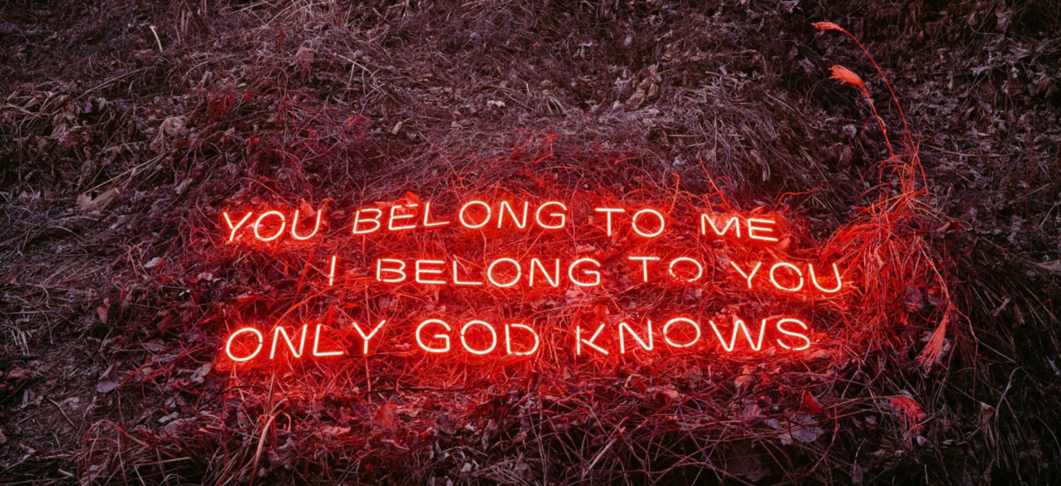 Only God Knows, From the Series 'Aporia' – Jung Lee, Neon, Light, Night, Nature For Sale 1