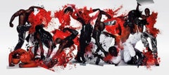 Guerre - Nick Knight, Photographie, Personnes, Grand format, Mode, Combat, Rouge, Art