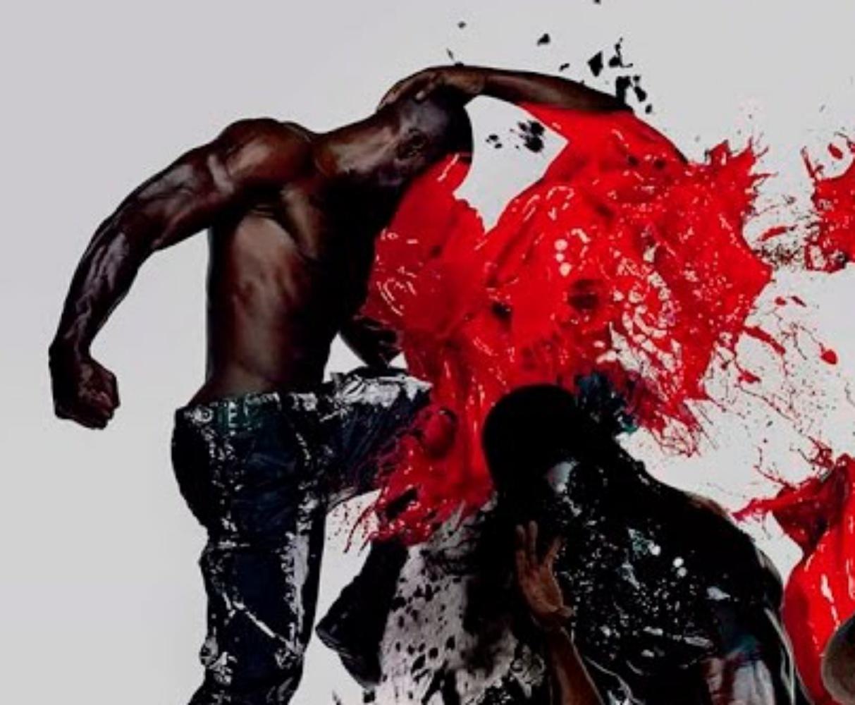War – Nick Knight, Photography, People, Large Format, Fashion, Fight, Red, Art For Sale 1