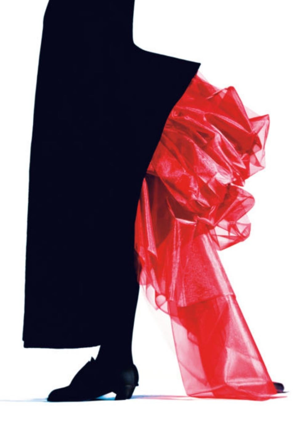 Red Bustle, Yohji Yamamoto - Nick Knight, Photographie, Mode, Silhouette, Art en vente 3