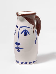Chope Visage (AR 432), 1959. Ceramic Stamped Madoura Plein Feu, Edition Picasso
