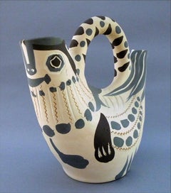 Pichet espagnol (A.R. 244), Ceramic Stamped 'Edition Picasso/Madoura Plein Feu'