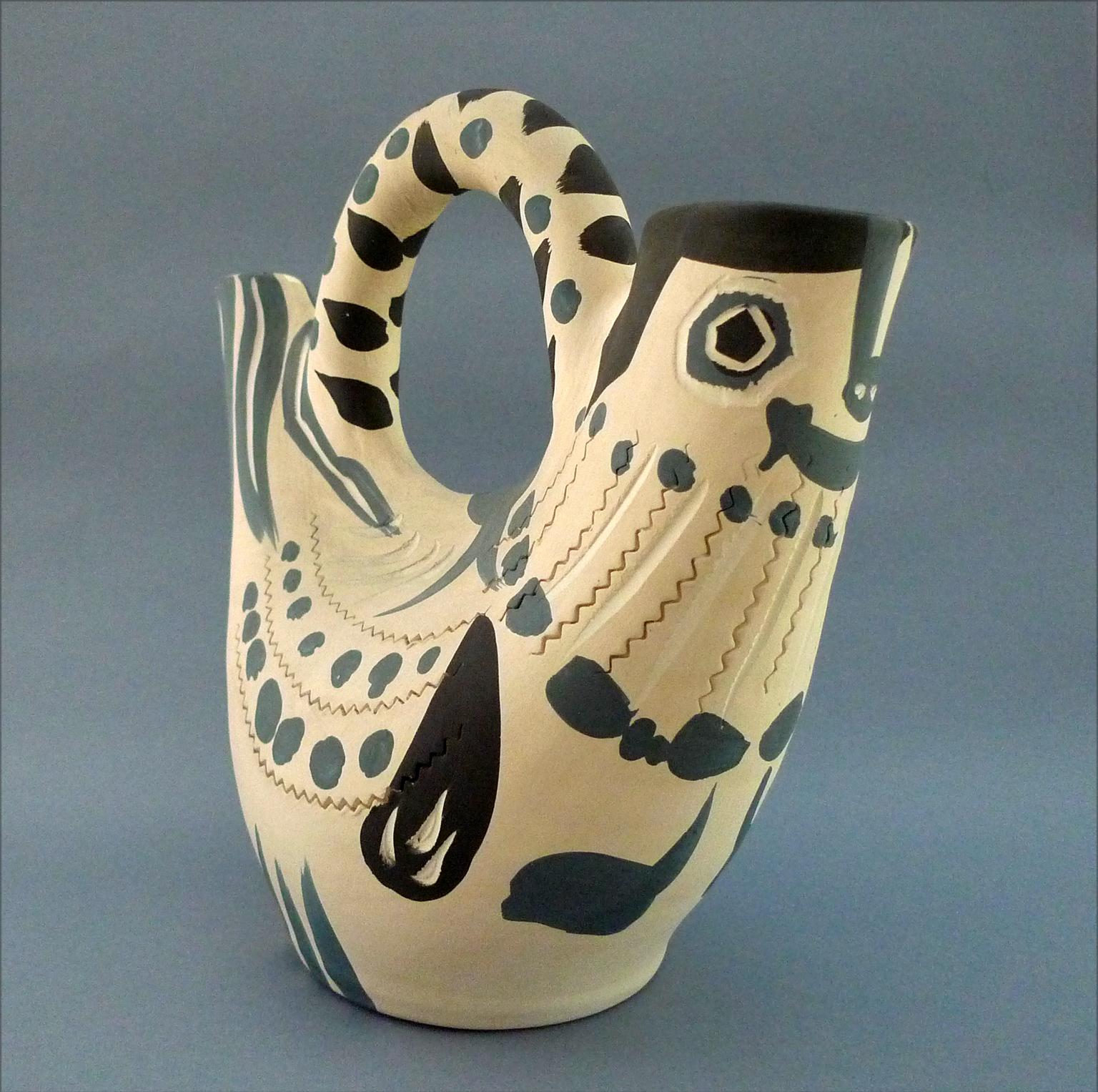 Pichet espagnol (A.R. 244), céramique estampillée « Edition Picasso/Madoura Plein Feu » en vente 1